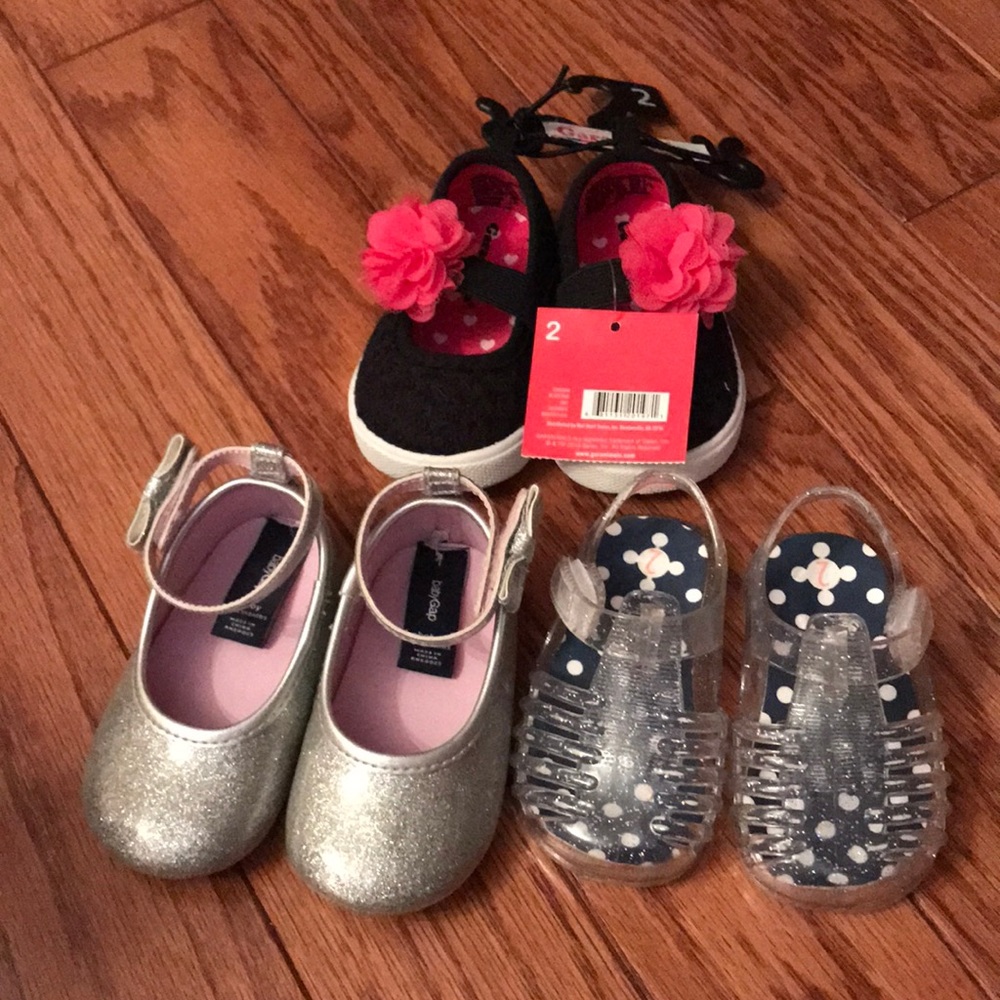 Size 2 baby girl shoe lot!